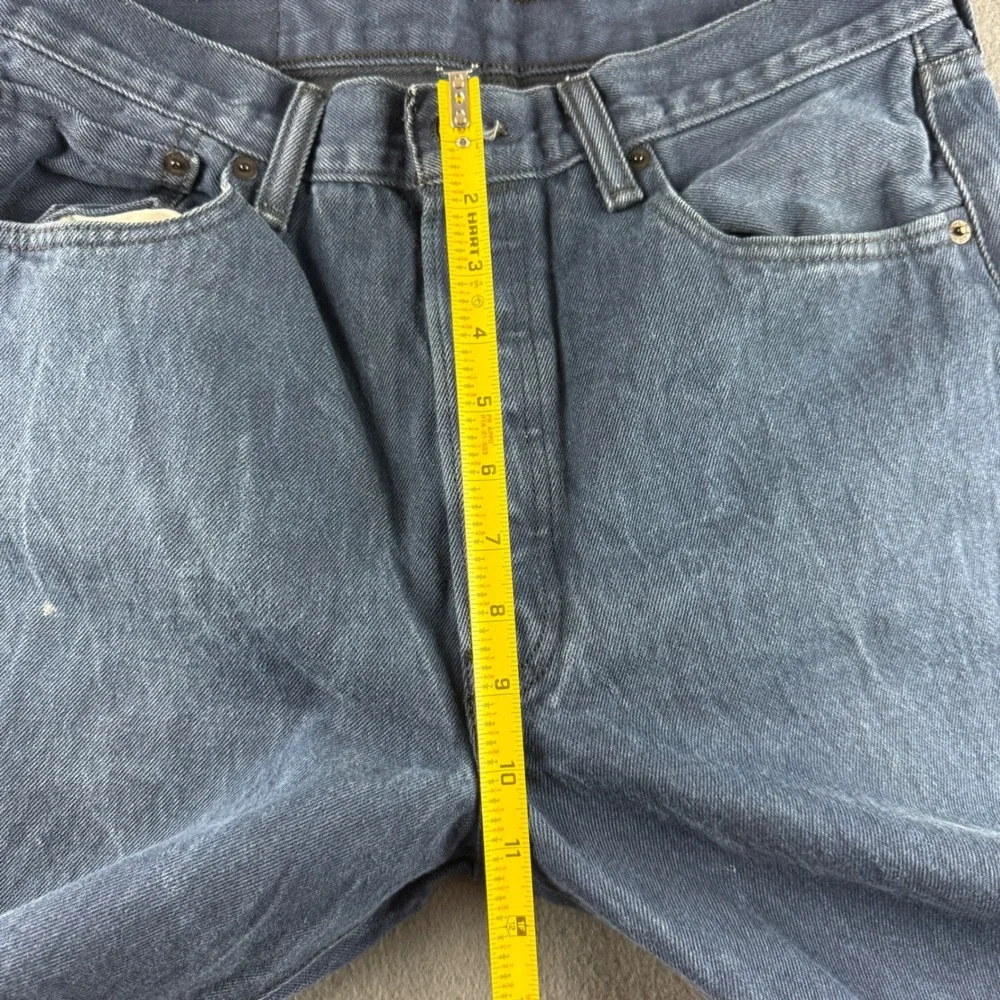 Levis 501XX Jeans Men's 34x34 (Fits 32x32) Blue Button Fly Shrink To Fit Indigo